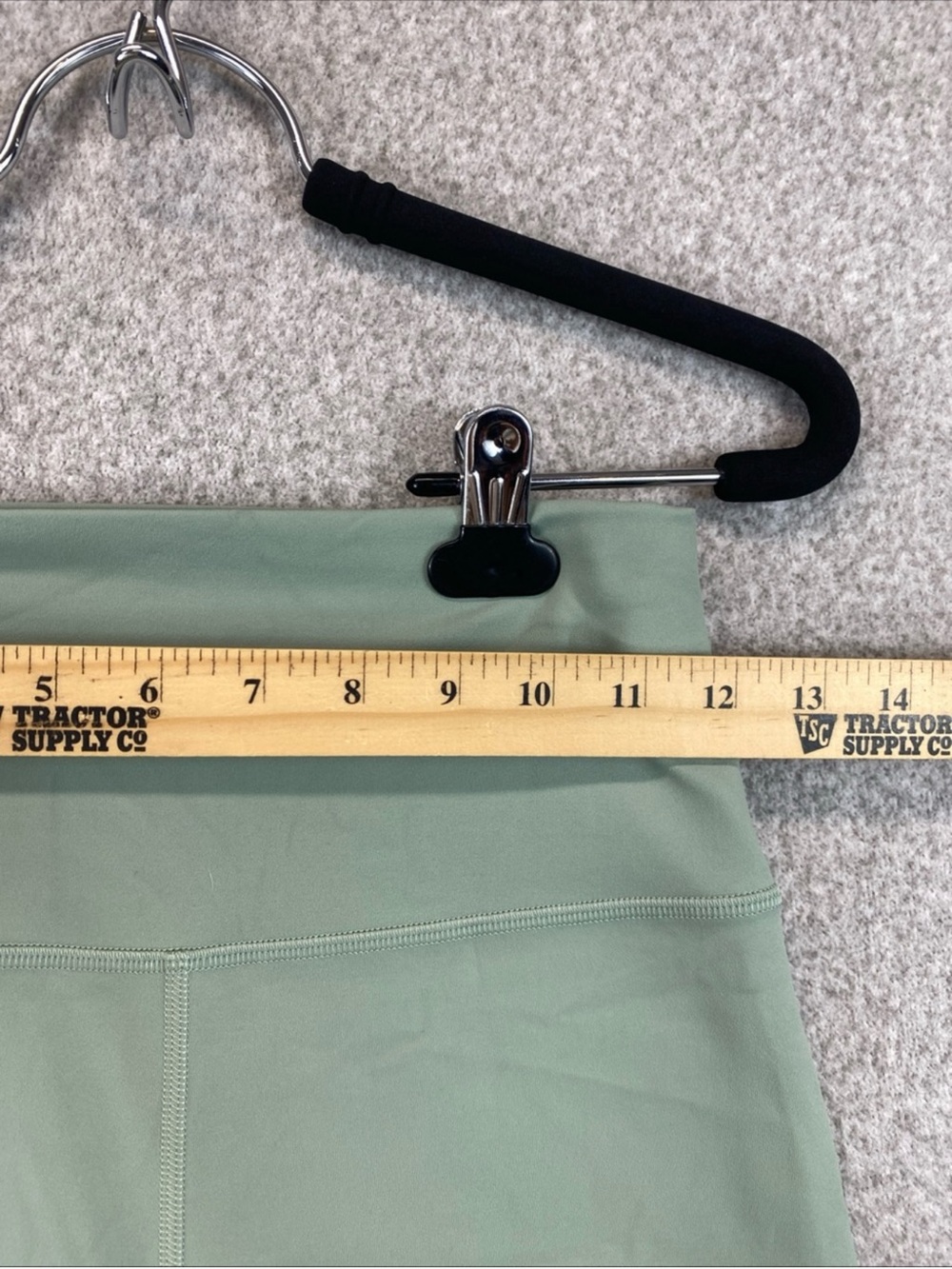 Lululemon Align High Rise Biker Bike Shorts 6" Inseam Green Size 6 W7BTIS Nulu - Picture 3 of 7